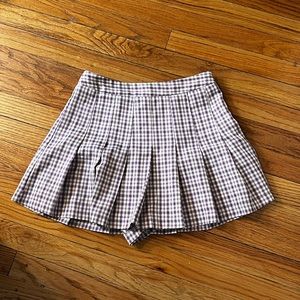Tennis skirt plaid